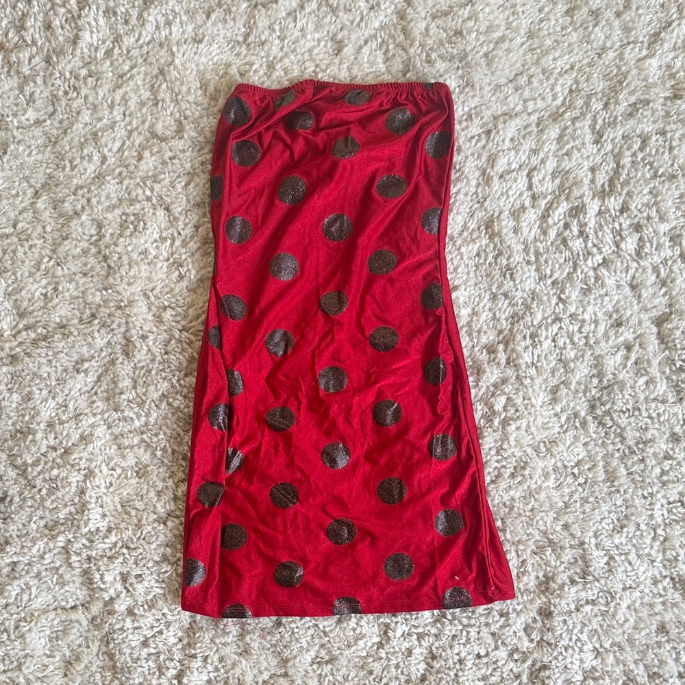 Red Polka Dot Dress LADYBUG COSTUME HALLOWEEN